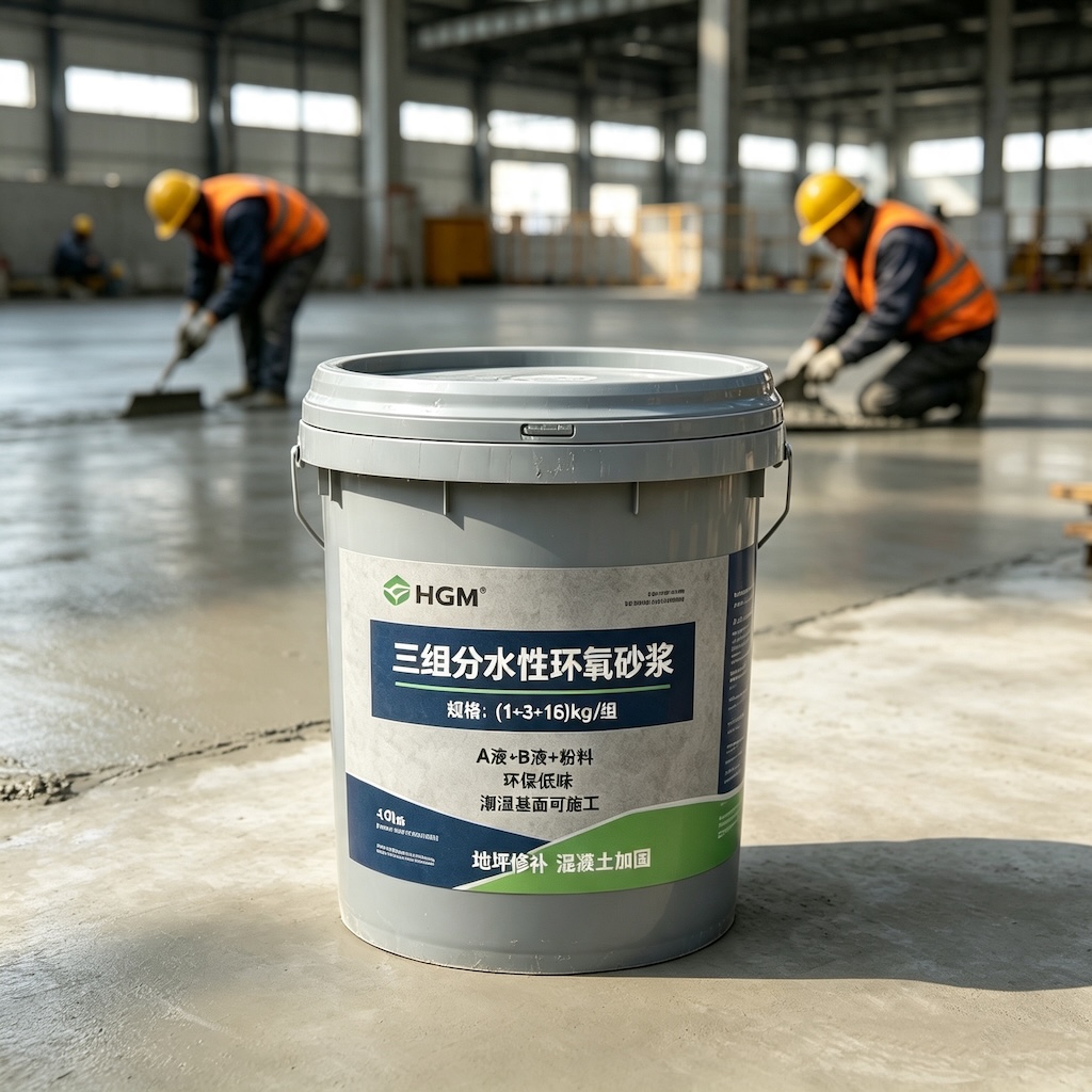 白水三组份水性环氧砂浆
